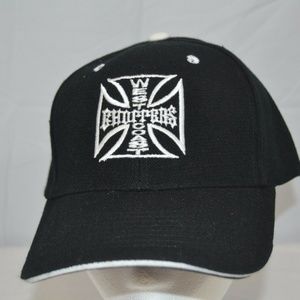 West Coast Chopper Black Baseball Cap Adjustable S